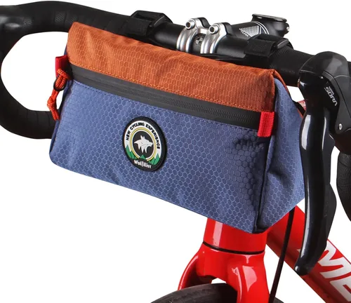 Miniatura 14 de Bolsa para Manillar de Bicicleta Vortika, Paquete de Cesta Frontal para Bicicleta Infantil, Bolsa Impermeable para Bicicletas, Bolsa Pequeña