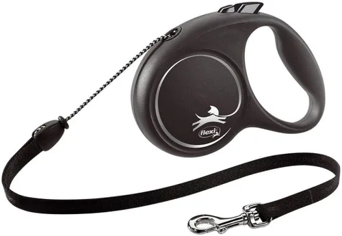 Miniatura 5 de Flexi Black Design Cord - Correa retráctil para perros de hasta 26.5 lbs/26 libras