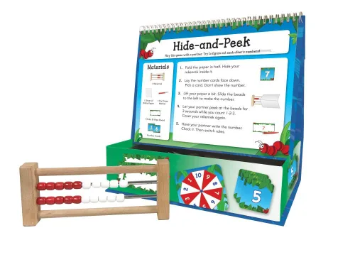 Miniatura 9 de hand2mind Centro de actividades de aprendizaje emergente Rekenrek, juegos de matemáticas para niños, ábaco para niños, manipuladores matemáticos
