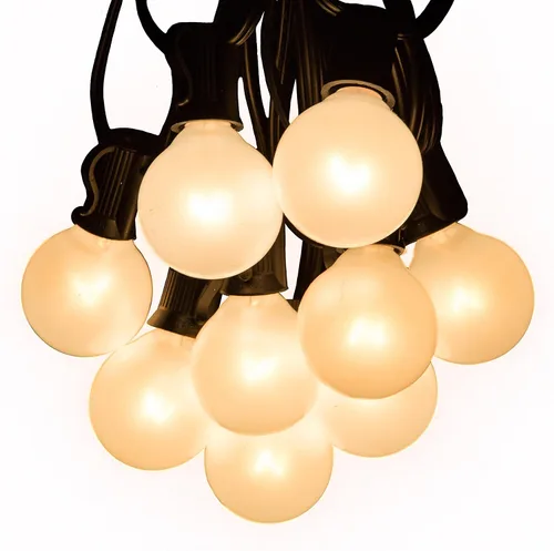 Miniatura 8 de Hometown Evolution, Inc. White Pearl - Guirnalda de luces para patio al aire libre