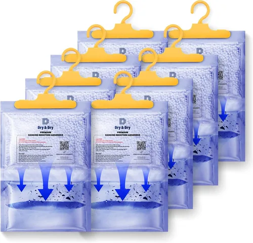 Miniatura 12 de Dry & Dry Deshumidificadores absorbentes de humedad prémium para el hogar, sótano, dormitorio, pequeños deshumidificadores – absorbentes de humedad