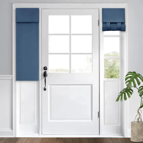 Miniatura 72 de HOMEIDEAS Cortinas Opacas para Aula para Puerta Principal, Cubierta de Ventana de Puerta de Aula, Persianas de Privacidad con Aislamiento Térmico