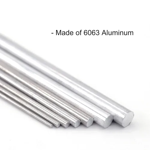 Miniatura 3 de Varillas de aluminio de 0.039 in x 11.811 in de eje sólido redondo Torno Bar Stock para manualidades RC Avión Modelo Coche 10pcs