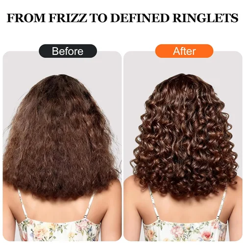 Miniatura 4 de Cepillo para definir rizos para cabello grueso y en bucles, cepillo de cerdas firmes TPEE para desenredar rizos gruesos 4A–4C, cepillo de dientes
