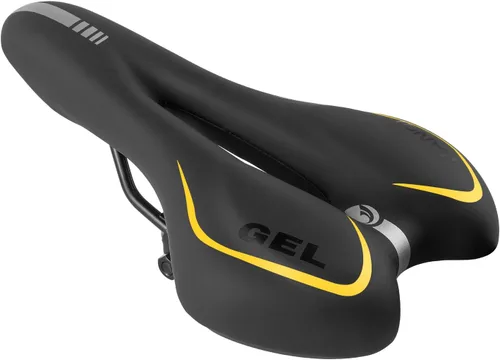 Miniatura 13 de MSDADA Asiento de bicicleta de gel para hombres y mujeres, asiento de bicicleta impermeable, cómodo y suave cojín
