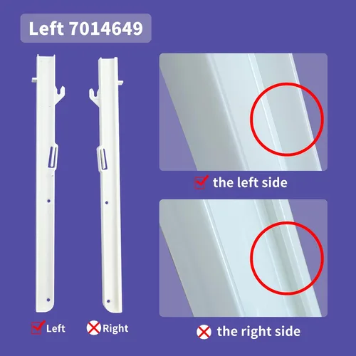 Miniatura 7 de Kit de recambio para diapositivas de cubo de hielo Subzero - Izquierda 7014649