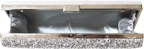 Miniatura 4 de Covelin Bolso de mano de mujer con diamantes de imitación de noche caliente