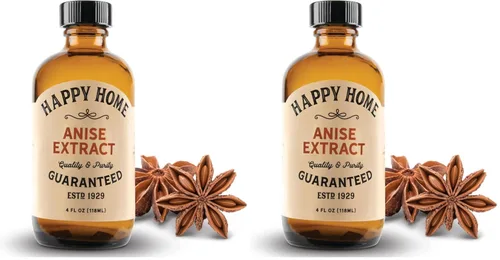 Miniatura 15 de Happy Home Sabor a vainilla de mantequilla natural premium, certificado Kosher, 4 onzas.