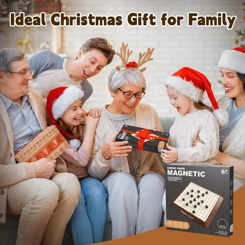 Miniatura 3 de Juego Magnético, Juegos de Mesa para Adultos y Niños con Tablero de Almacenamiento, Juegos Familiares para Niños y Adultos, Juego Magnético