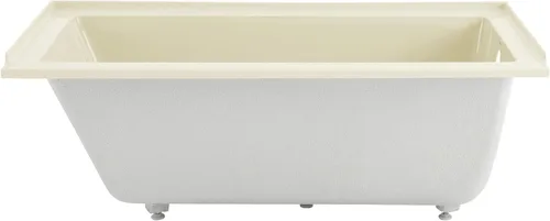 Miniatura 21 de Swiss Madison Voltaire - Bañera independiente de acrílico brillante color blanco de 54" x 30", con nicho, desagüe integral en el lado izquierdo