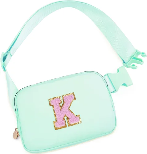 Miniatura 115 de Bolsa de cinturón para niñas y mujeres, bolsas cruzadas, riñonera, riñonera personalizada, Negro, Small