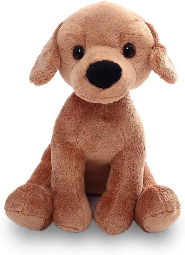 Miniatura 11 de Plushland Juguetes de peluche realistas de perro cachorro de 10 pulgadas, figuras de felpa navideñas para niños, bebés para jugar