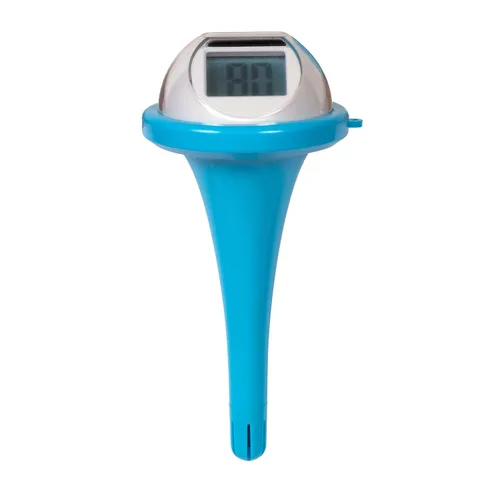 GAME Termómetro flotante solar digital para piscina y spa, alimentado por energía solar, Fahrenheit y Celsius, pantalla de doble cara, pantalla LCD,