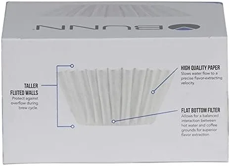Miniatura 8 de Filtro de canastilla BUNN BCF100-B, para 100 unidades, Blanco