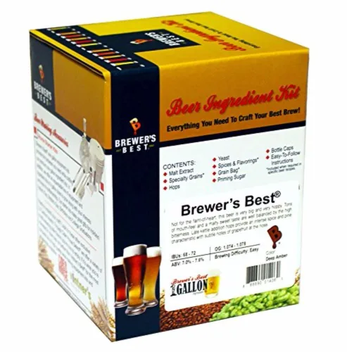 Miniatura 3 de Brewer's Best Kit de ingredientes de cerveza casera de un galón (Pale Ale)