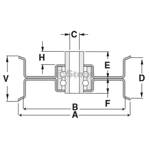 Miniatura 2 de Stens Tensor plano 280-241 para John Deere AM135526