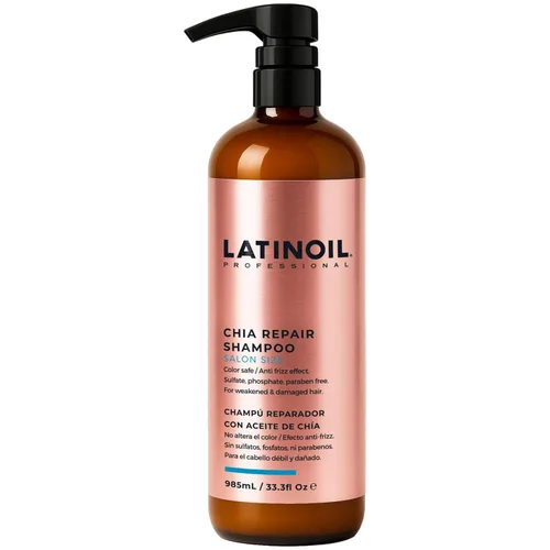 Miniatura 9 de LATINOIL Chia - Acondicionador reparador de cabello sin parabenos ni sulfatos, tratamiento natural con queratina para dañados, tratados
