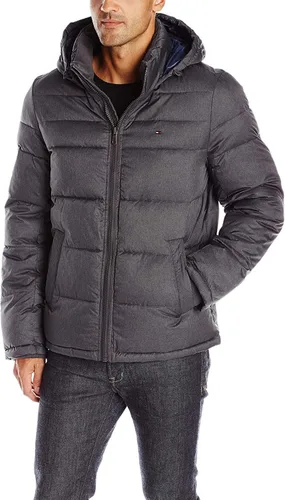 Miniatura 8 de Tommy Hilfiger - Chaqueta acolchada con capucha de relleno alternativo para hombre (tallas estándar y para personas grandes y altas)