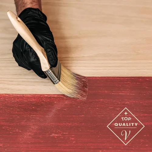 Miniatura 5 de Varathane Premium - Pintura para madera de secado rápido, 1 cuarto de galón, color rojo granero Granero rojo