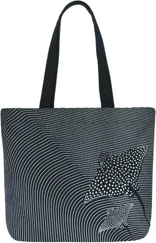 Miniatura 70 de Ecoright Bolsa de lona estética para mujer, bolsa grande con cremallera y bolsillo, bolsa de mano para mujer, para yoga, trabajo, playa