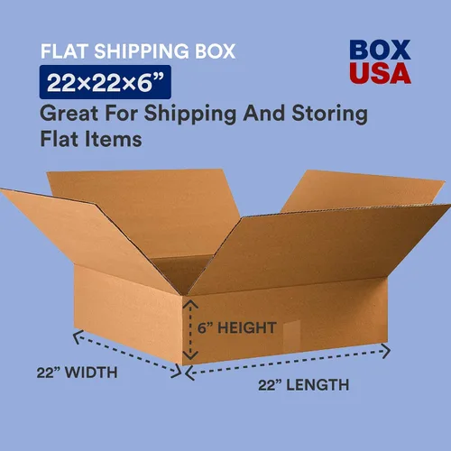 Miniatura 2 de Selecciona un tamaño: Caja de EE. UU., cajas planas., Kraft, 15
