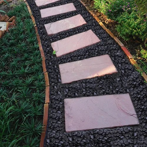 Miniatura 6 de Calofulston Piedra Negra de 15 Libras, Piedras Pequeñas de Río Guijarros para Plantas, Jarrones, Paisajismo, Rocas Decorativas Altamente Pulidas