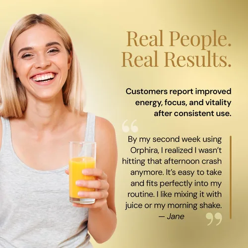 Miniatura 8 de Orphira - Suplemento liposomal líquido NAD+ - 10 veces mejor absorción para energía celular, claridad mental, envejecimiento saludable y apoyo
