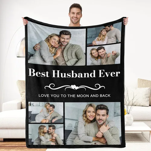 Miniatura 15 de Regalos de Beat Mom Ever, mantas personalizadas con fotos, mantas personalizadas con imagen para mamá de hija, hijo, a mi mamá, amante o esposa