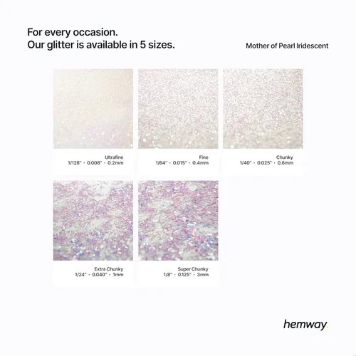 Miniatura 3 de Hemway Purpurina biodegradable ecológica 100g / 3.5oz Bio cosmética segura brillante vegana para rostro, sombra de ojos, cuerpo, cabello, uñas