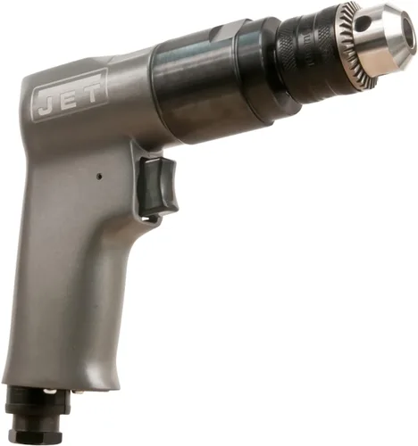 Miniatura 8 de JET Taladro angular reversible neumático de 3/8 pulgadas, 1200 RPM (JAT-630), negro