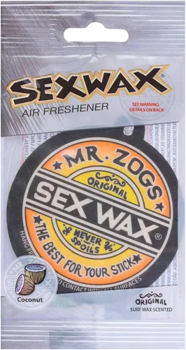 Miniatura 11 de Sex Wax Ambientadores de aire paquete de 6 (aroma de coco de 3 X y aroma de piña de 3 X)