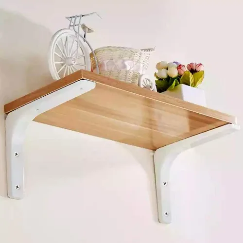 Miniatura 3 de Soportes de estante para montaje en pared, soporte de estante de metal flotante, soporte de esquina de 90 grados, soportes de estantería