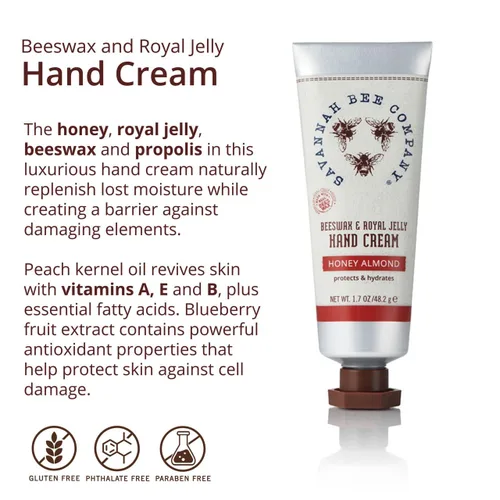 Miniatura 5 de Savannah Bee Company Crema de manos de cera de abejas - Crema reparadora hidratante de manos