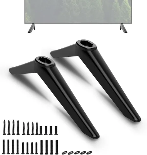 Soporte de TV no universal solo para patas de TV Insignia con juego de tornillos, solo para patas de soporte de TV Insignia Roku utilizando el