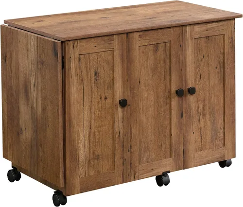 Sauder Varias gabinetes de almacenamiento para costura/manualidades/despensa, acabado de roble vintage Vintage Oak