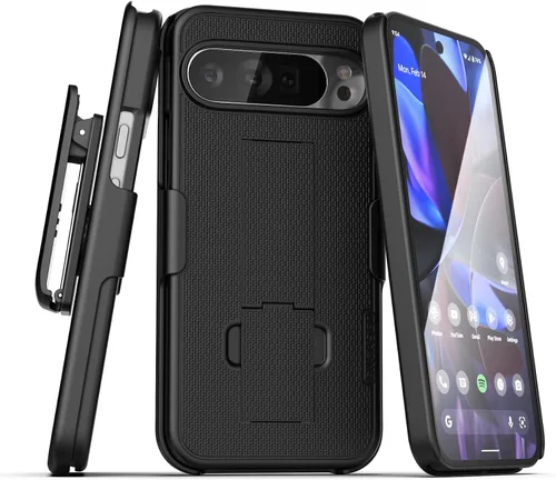 Miniatura 11 de Encased Funda para cinturón compatible con Pixel 8 con clip de funda y soporte (8)