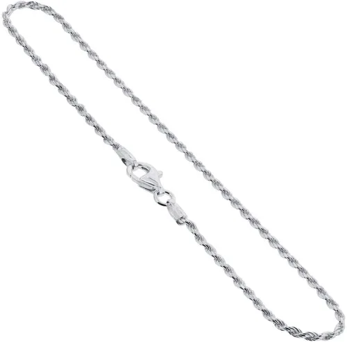 Miniatura 2 de Gem Avenue Tobillera de plata de ley 925 para mujer con un cierre seguro de langosta y cadena de pie de cuerda de 0.069 pulgadas, elige entre