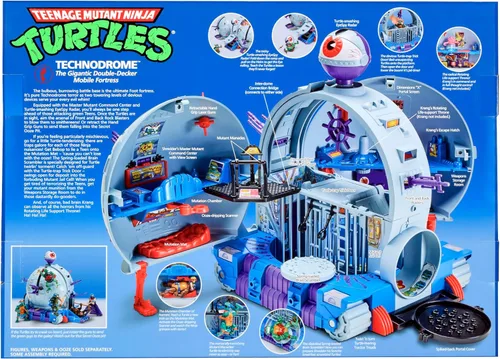Miniatura 11 de Teenage Mutant Ninja Turtles TMNT Classic Technodrome Playset - Exclusivo de Amazon