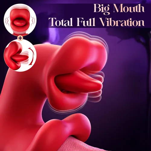 Miniatura 4 de Toendi Vibrador de lengua de juguete para mujeres, juguetes sexuales, vibradores de punto G, consolador con 9 modos de vibración, 9 modos de Lengua
