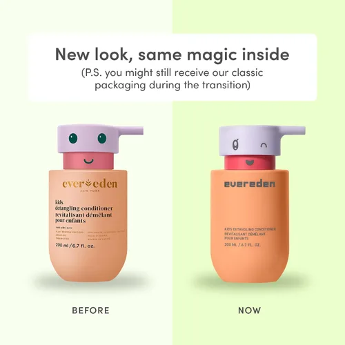 Miniatura 3 de Evereden Happy Hair Duo - Juego de champú y acondicionador para niños, limpio, vegano y sin desgarros, desenreda, fortalece y suaviza todo