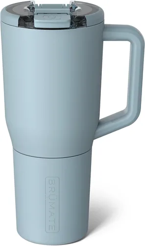 Miniatura 35 de BrüMate Müv – Taza de café térmica de 25 onzas, 100% a prueba de fugas, con asa y tapa, taza de café de acero inoxidable para viaje, taza de café
