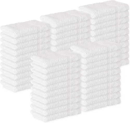 Miniatura 8 de GREEN LIFESTYLE Toalla de Baño de Lujo - Paquete de Toallas de Baño Grandes Blancas para Spa, Gimnasio, Baño, Hotel - 86% Algodón 14% Poliéster