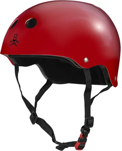 Miniatura 11 de Triple Eight Casco certificado Sweatsaver para patineta, BMX, Roller Derby, patinaje sobre ruedas, patinaje en línea, scooter y bicicleta Carbon