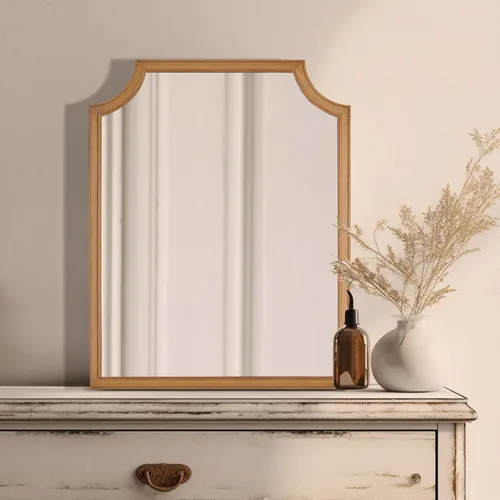 Miniatura 28 de WallBeyond Espejo de longitud completa para montar en la pared, 65 x 22 pulgadas, espejo de suelo con marco de madera rústica, espejo grande
