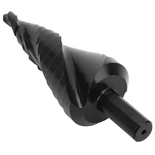 Miniatura 3 de Broca escalonada, brocas de cono negro para metal, madera, 0.236-1.181 in, cortador de agujero, nitruración de acero de alta velocidad para plástico