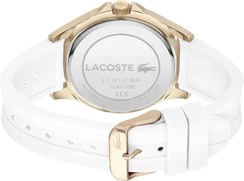 Miniatura 3 de Lacoste Swing Multi - Reloj de cuarzo para mujer de acero inoxidable aluminio y silicona color blanco Modelo 2001244 Blanco