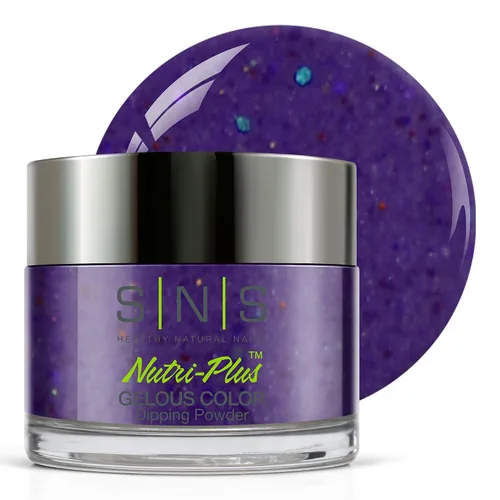 Miniatura 33 de SNS Polvo de inmersión de uñas, polvo de inmersión de color geloso - Acai Bowl (negro) - Color de uñas de larga duración dura 14 días - Bajo olor