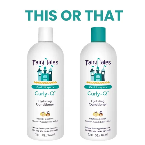Miniatura 3 de Fairy Tales Curly-Q Champú hidratante y acondicionador para niños, sin parabenos, sulfatos, gluten y nueces, para todo tipo de rizos, incluido