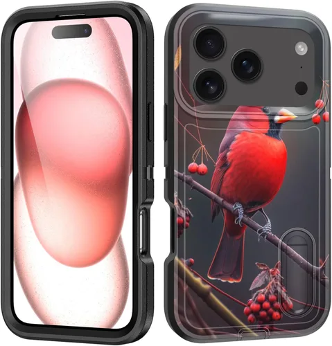 Miniatura 95 de Funda para iPhone Air con soporte integrado, a prueba de golpes, polvo y caídas, 3 capas, grado militar, funda protectora para iPhone Air de 6.5