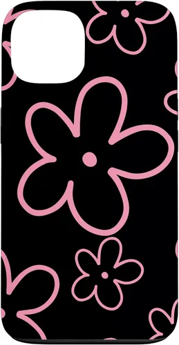 Miniatura 7 de Pink Black Flower Retro Modern Boho Floral Aesthetics Case for iPhone 17